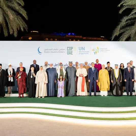 COP28 Presidency receives 'Abu Dhabi Interfaith Statement for COP28' at Global Faith Leaders' Summit