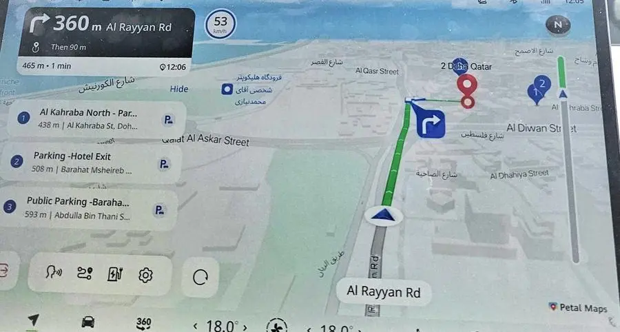 AVATR brings smarter driving to the Middle East with Petal Maps and enhanced Arabic support