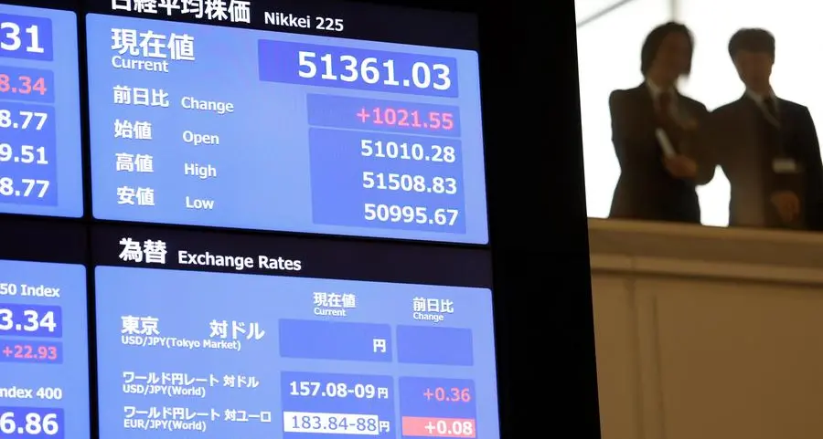 Asian shares fall, yen and Treasuries rise as AI, Iran concerns weigh