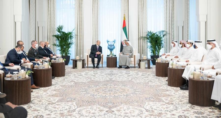 UAE President receives Israeli Prime Minister