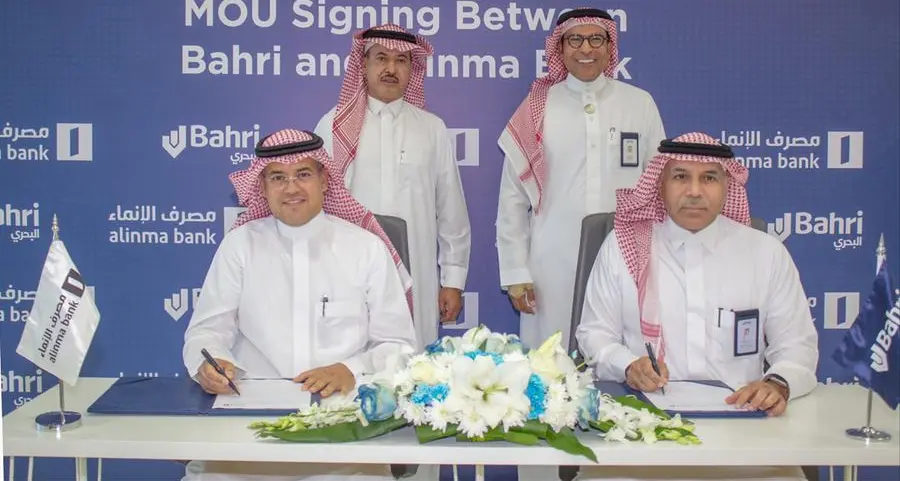 Bahri signs murabaha financing agreement with Alinma Bank