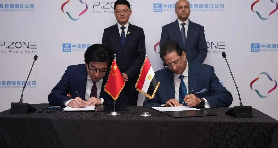 P.ZONE and CSCEC International Construction Egypt Co.,Ltd. sign MoU