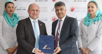 Gulf Air signed up as the official carrier of the Bahrain International Airshow 2020/22