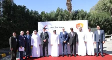 Gsk and Neopharma partnership produces first line of medicines packaged in the UAE as part of vision to become a regional manufacturing hub