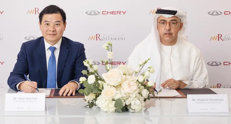 AWRostamani group partners with Chery to empower UAE's automotive sector