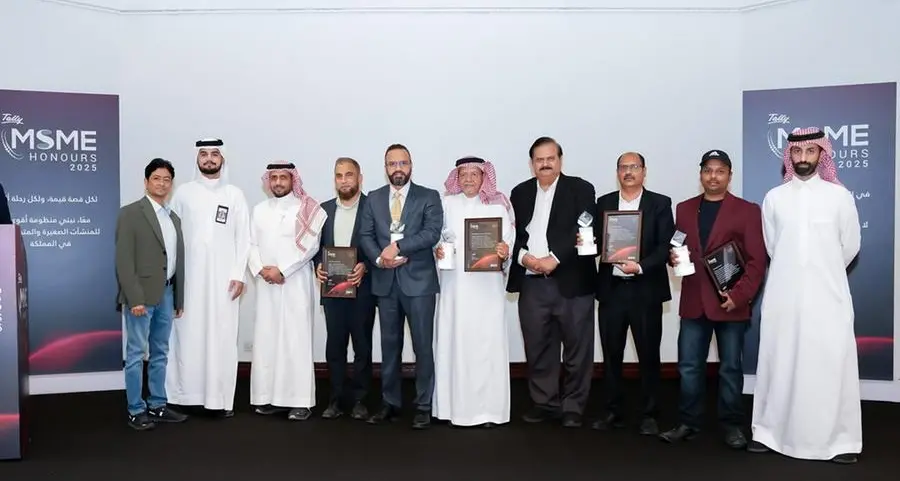 Tally MSME honours 2025 recognises entrepreneurial excellence in the Kingdom of Saudi Arabia