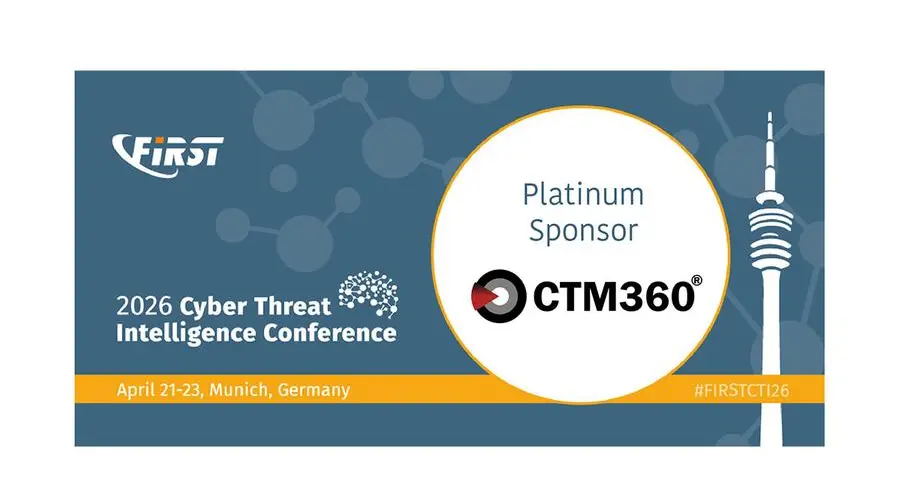 CTM360 joins FIRST CTI 2026 as platinum sponsor, showcasing preemptive CTI approach