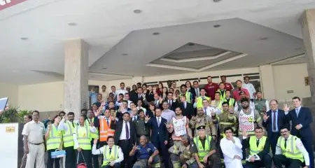 Al Bustan Centre & Residence conducts mock fire drill training with DCD