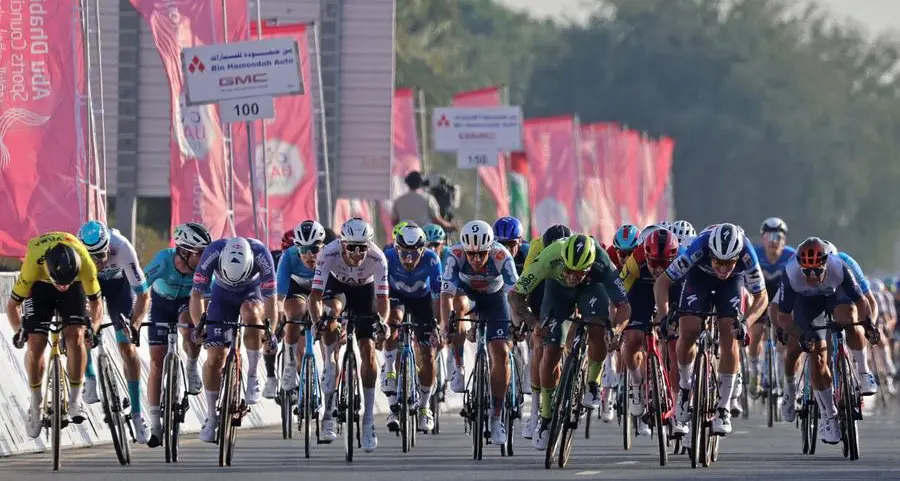 Visma's Kooij beats elite clique at UAE Tour stage 5