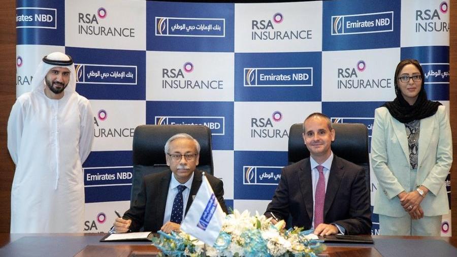 شركة RSA الشرق الأوسط تبرم شراكة استراتيجية لمدة 5 سنوات مع بنك الإمارات دبي الوطني لتقديم حلول التأمين العام