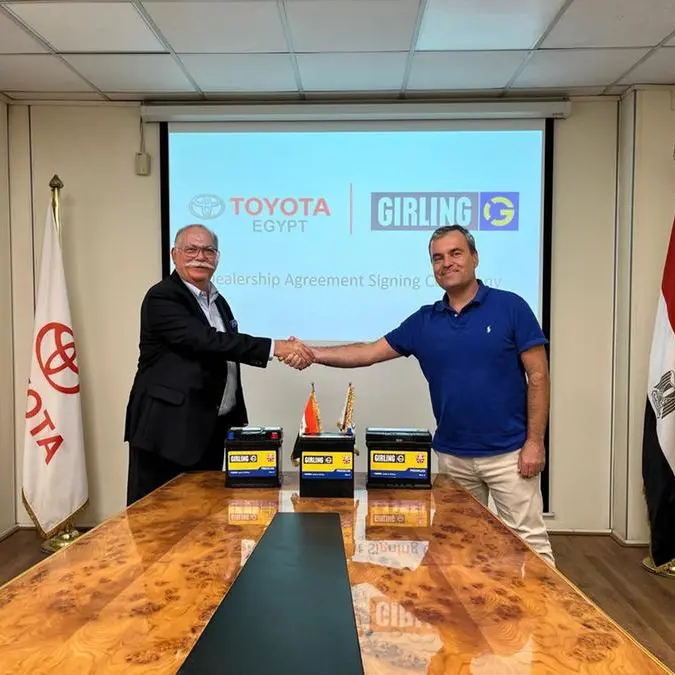 Toyota Egypt Group signs strategic partnership with Spanish Company VT Batteries SL to become exclusive distributor for British girling batteries in Egypt