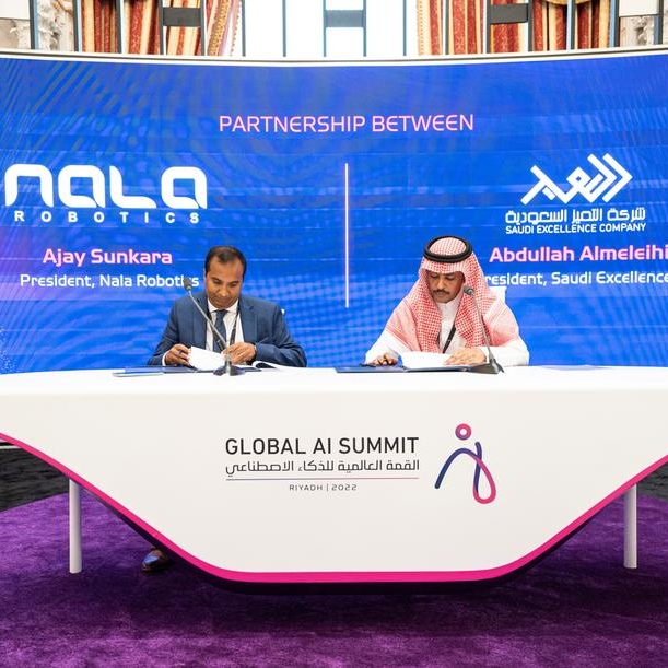 Nala Robotics, Saudi Excellence Company Sign an MoU to bring robotics rervices into Saudi market