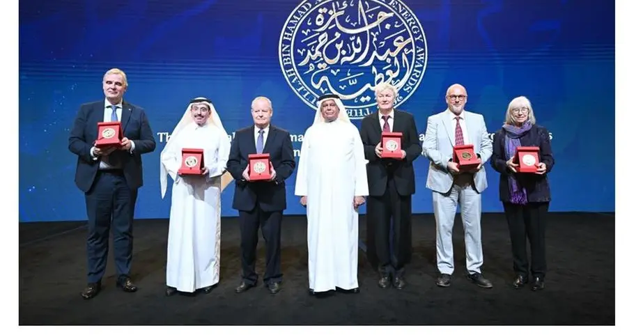 Six stars of the energy industry honoured at the Abdullah Bin Hamad Al-Attiyah International Energy Awards for lifetime achievement