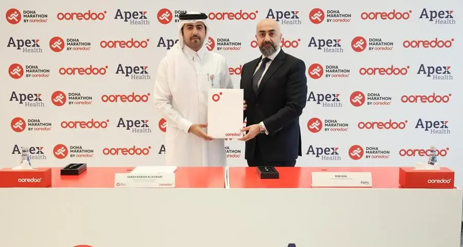 Ooredoo signs sponsorship agreement with Apex Health for upcoming Doha Marathon by Ooredoo 2026