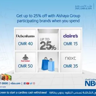 NBO and Alshaya team up to give cardholders major discounts at best-loved stores