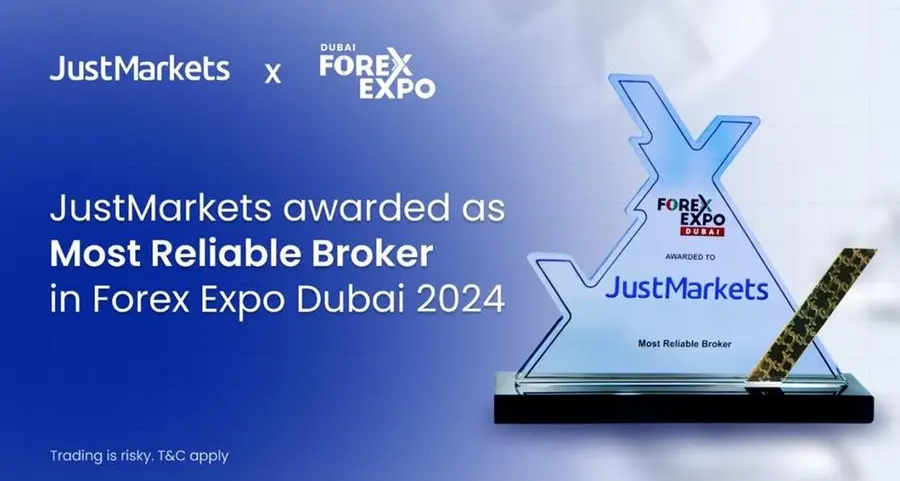 JustMarkets awarded Most Reliable Broker in Forex Expo Dubai 2024