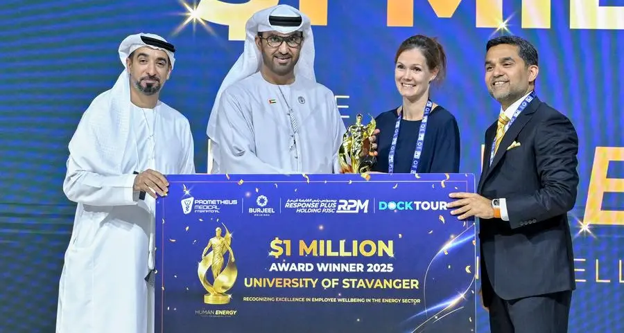 University of Stavanger wins $1mln Human Energy Health & Wellbeing Award