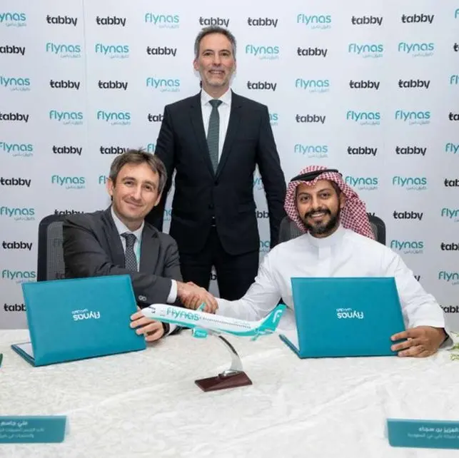 Flynas and Tabby announce providing a new service to pay travel tickets into 4 monthly payments