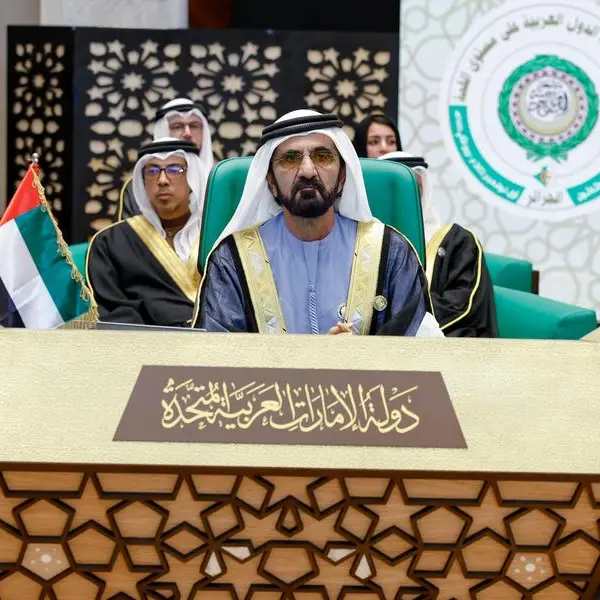 Sheikh Mohammed heads UAE delegation at Arab summit in Algeria