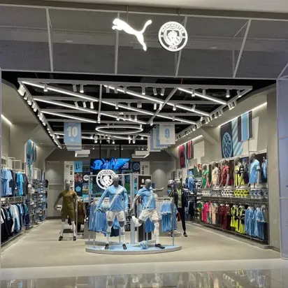 Manchester City and Puma unveil new City store in Dubai Mall