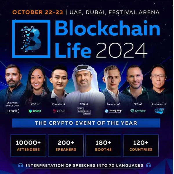 Resounding success is forecast for blockchain life Dubai this October