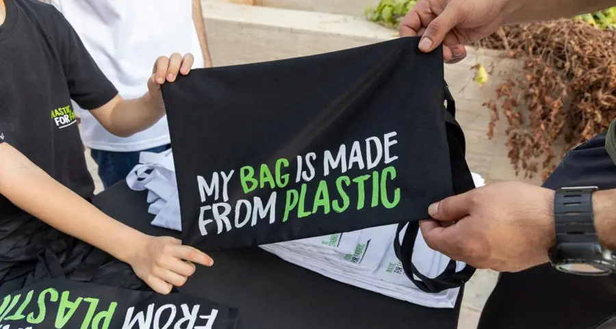 The Sustainable City Dubai turns single use plastic into reusable shopping bags