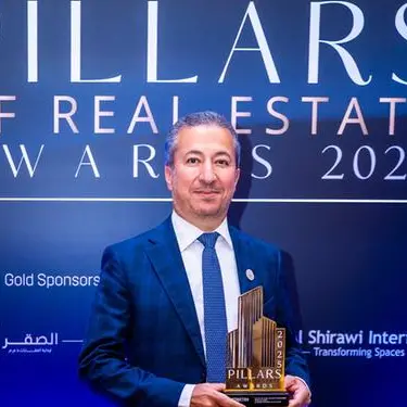 Hazem Al Hamed honored as CEO of the Year at the Pillars of Real Estate Awards 2025