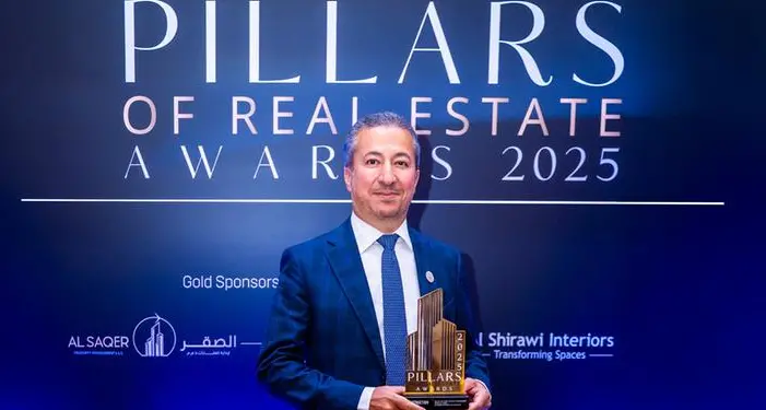 Hazem Al Hamed honored as CEO of the Year at the Pillars of Real Estate Awards 2025