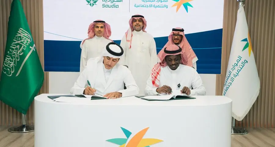 Saudia signs agreement with The Ministry of Human Resources and Social Development