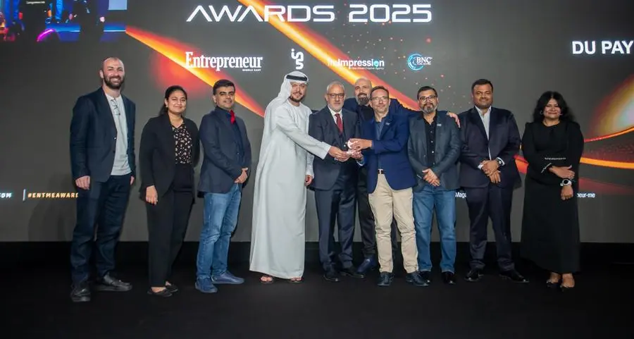 Du Pay wins E-payment solution of the year at the Entrepreneur Leaders in E-Business Awards 2025