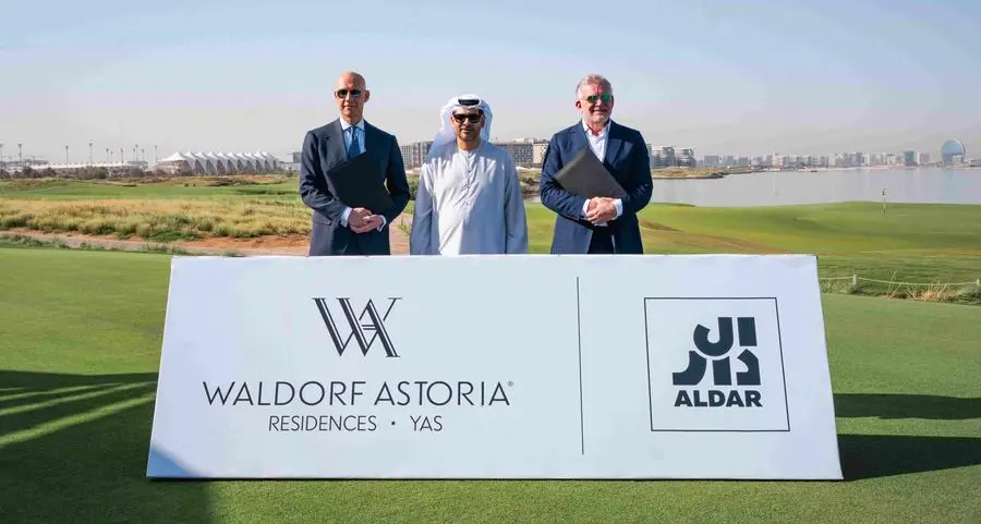 Aldar partners with Hilton to develop Yas Island’s first branded residences under the iconic Waldorf Astoria brand