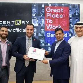 Century Financial becomes the first Finance & Investment Company in the UAE to be certified as a great place to work®