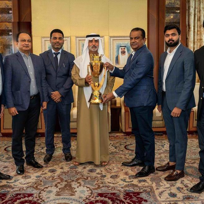Sheikh Nahyan unveils Asia Cup trophy in Abu Dhabi