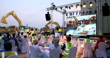 Galadari Trucks' Second Komatsu Excavator Contest Sees Competition at Full Throttle