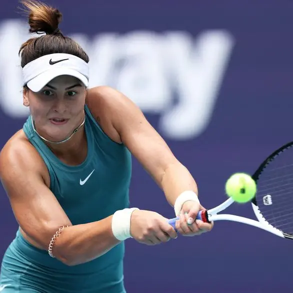 Andreescu suffers injury blow at Miami Open