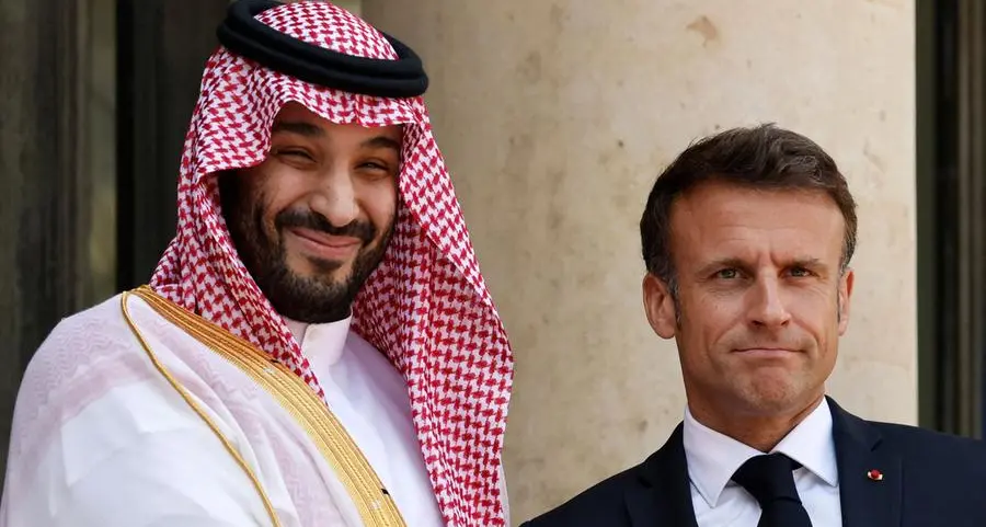 Macron seeks to sway Saudi's MBS on Ukraine in Paris talks