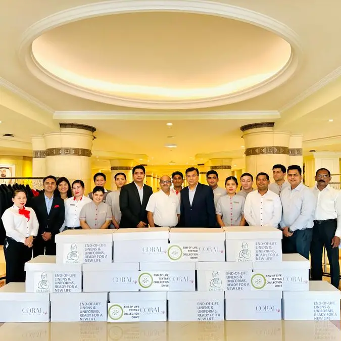 Coral Beach Resort Sharjah renews commitment to circula reconomy with Dr. Linen collaboration