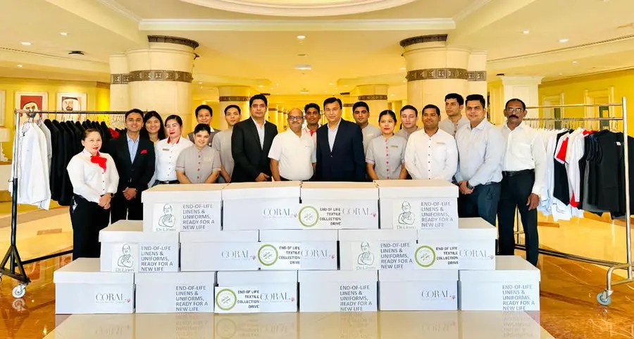 Coral Beach Resort Sharjah renews commitment to circula reconomy with Dr. Linen collaboration
