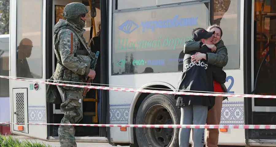 Ukraine evacuees flee to safety after ordeal in Mariupol steel works