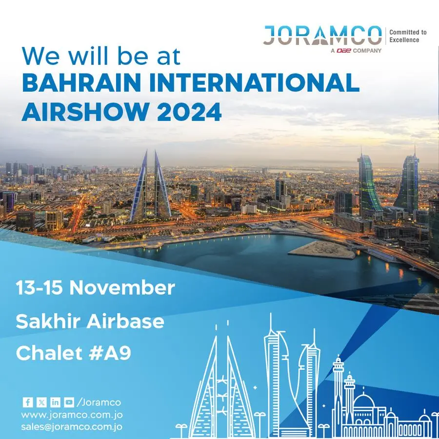 Joramco to participate in Bahrain International Airshow 2024 for the first time