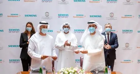 Siemens contributes Dh430,000 to H.H. Sheikh Sultan Bin Khalifa Al Nahyan Humanitarian & Scientific Foundation