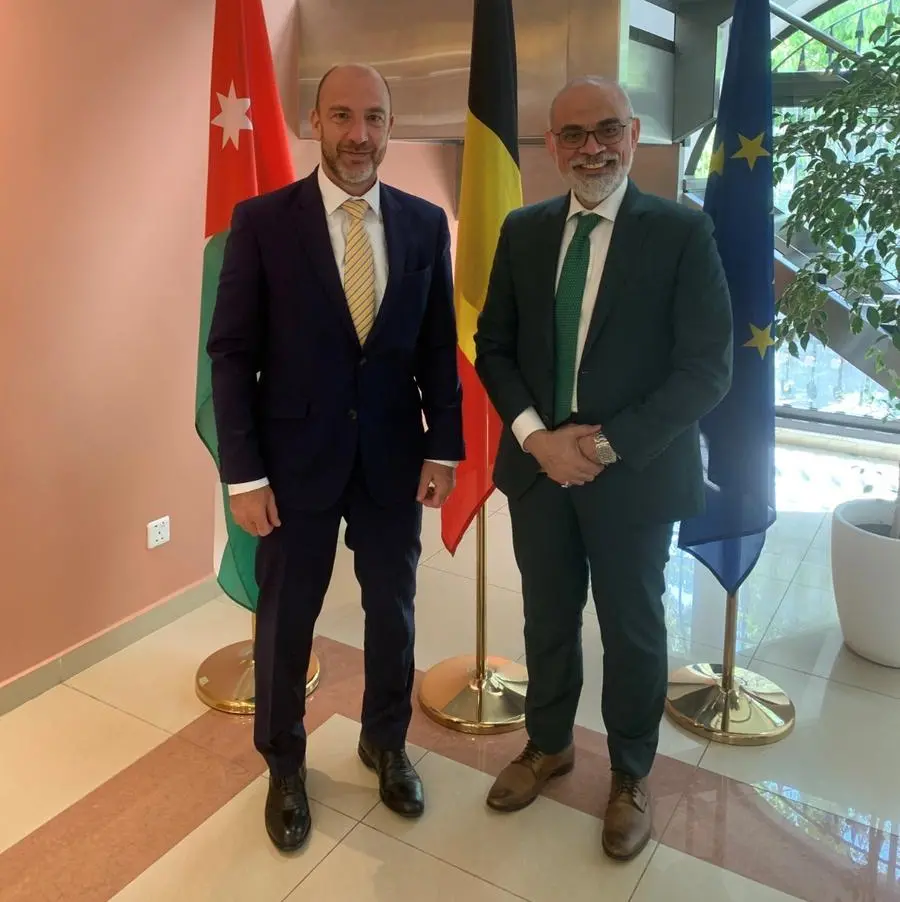 Building bridges: Ali Khalaf and Belgian Ambassador in strategic talks