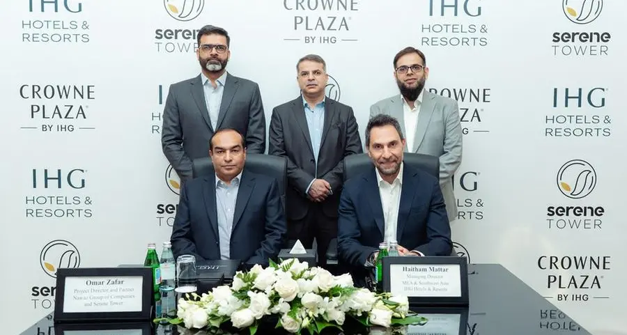 IHG Hotels & Resorts inks deal to bring its premium brand, Crowne Plaza to the historic city of Multan, Pakistan