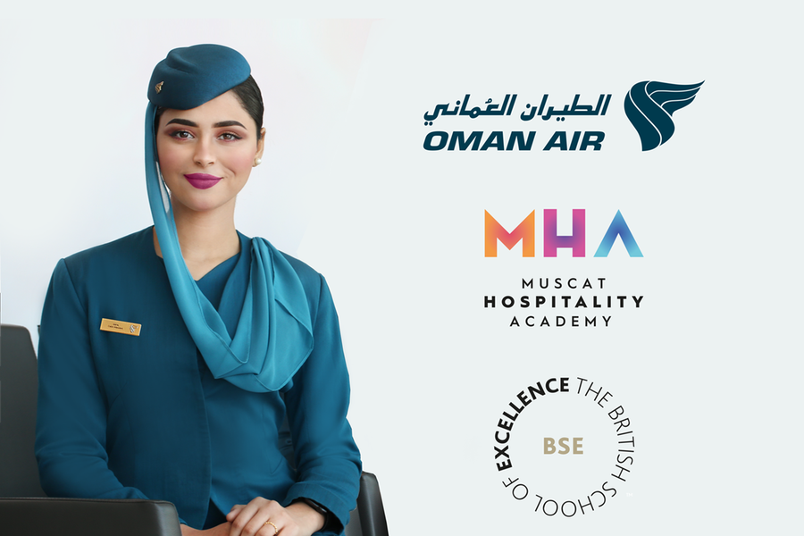 Oman Air, MHA and The British School of Excellence tie up to offer preparatory cabin crew training