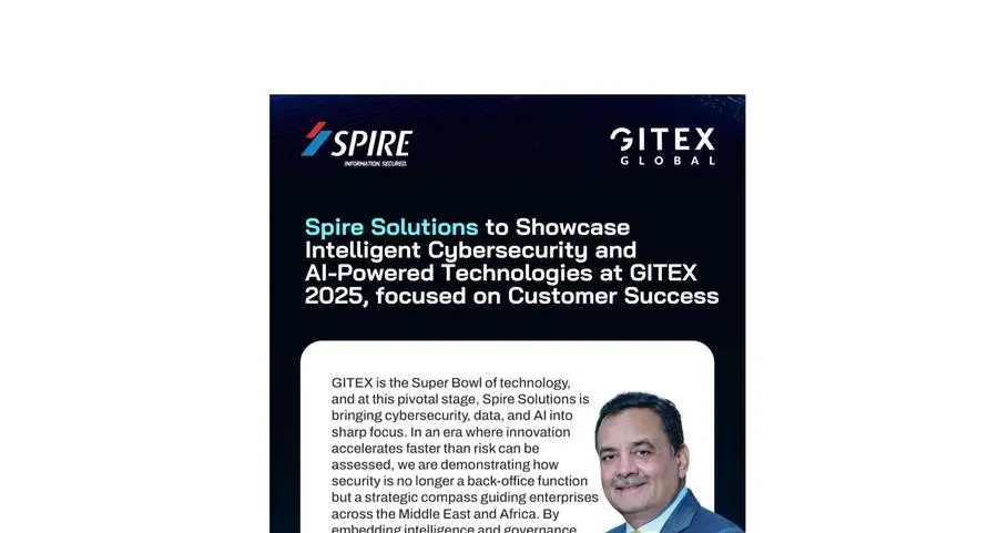 Spire Solutions to showcase intelligent cybersecurity and AI-powered technologies at GITEX 2025, focused on customer success