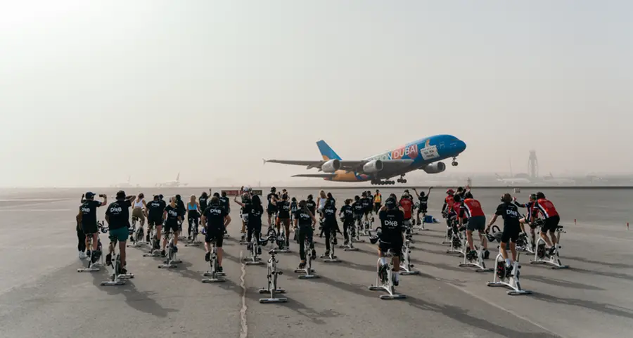 DXB transforms runway once again for iconic CRANK fitness experience as part of Dubai Fitness Challenge