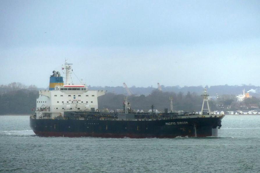 Israeli-controlled shipping firm says tanker hit by projectile off Oman