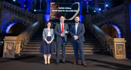 Turkish Airlines received three financing awards from Airline Economics