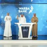 Warba Bank rings market opening bell to celebrate the listing of its US$ 250mln Tier-1 Sukuk on Nasdaq Dubai