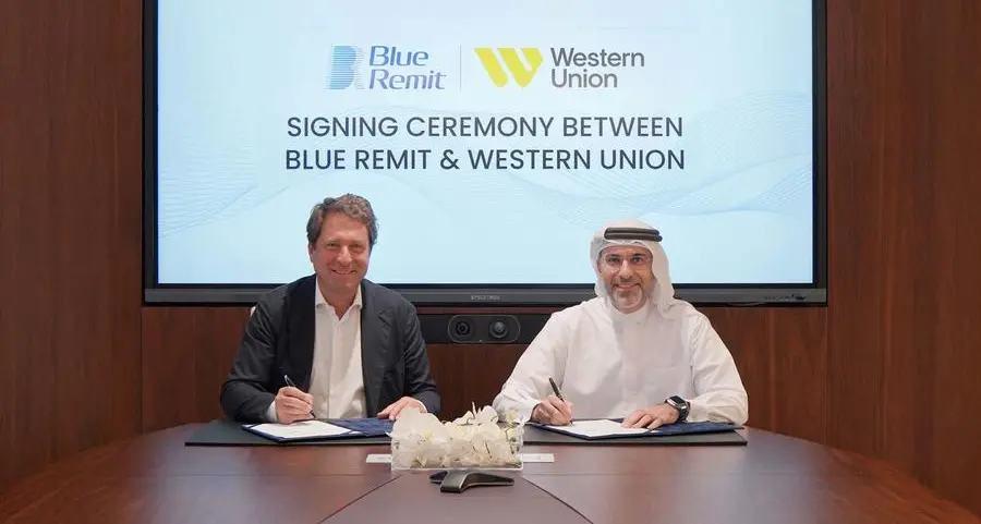 Blue Remit Partners with Western Union to offer cross-border money transfer services